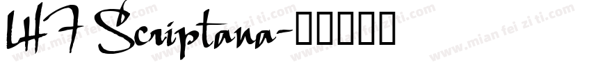 LHF Scriptana字体转换